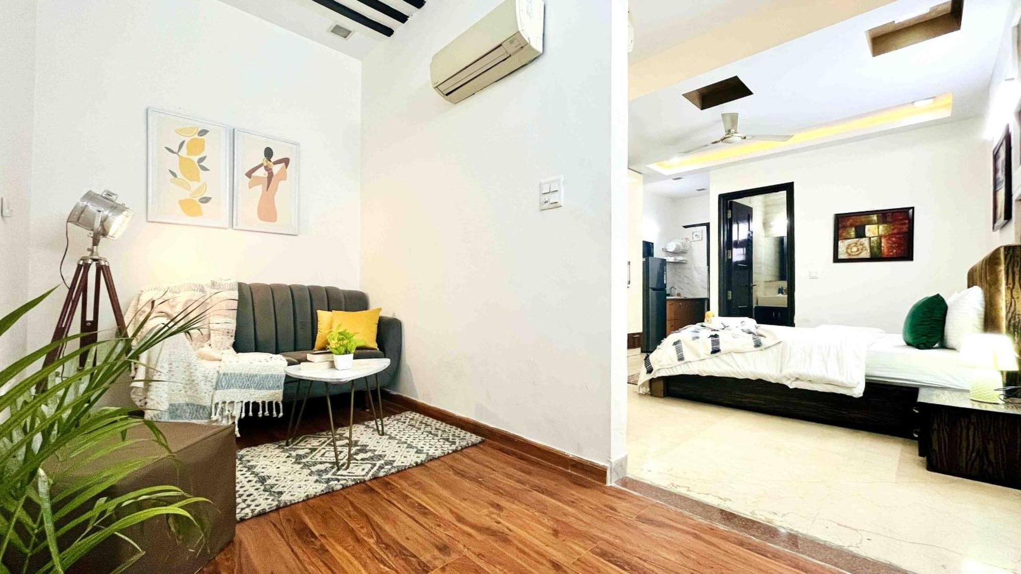 Olive Service Apartments - Greater Kailash Neu-Delhi Zimmer foto