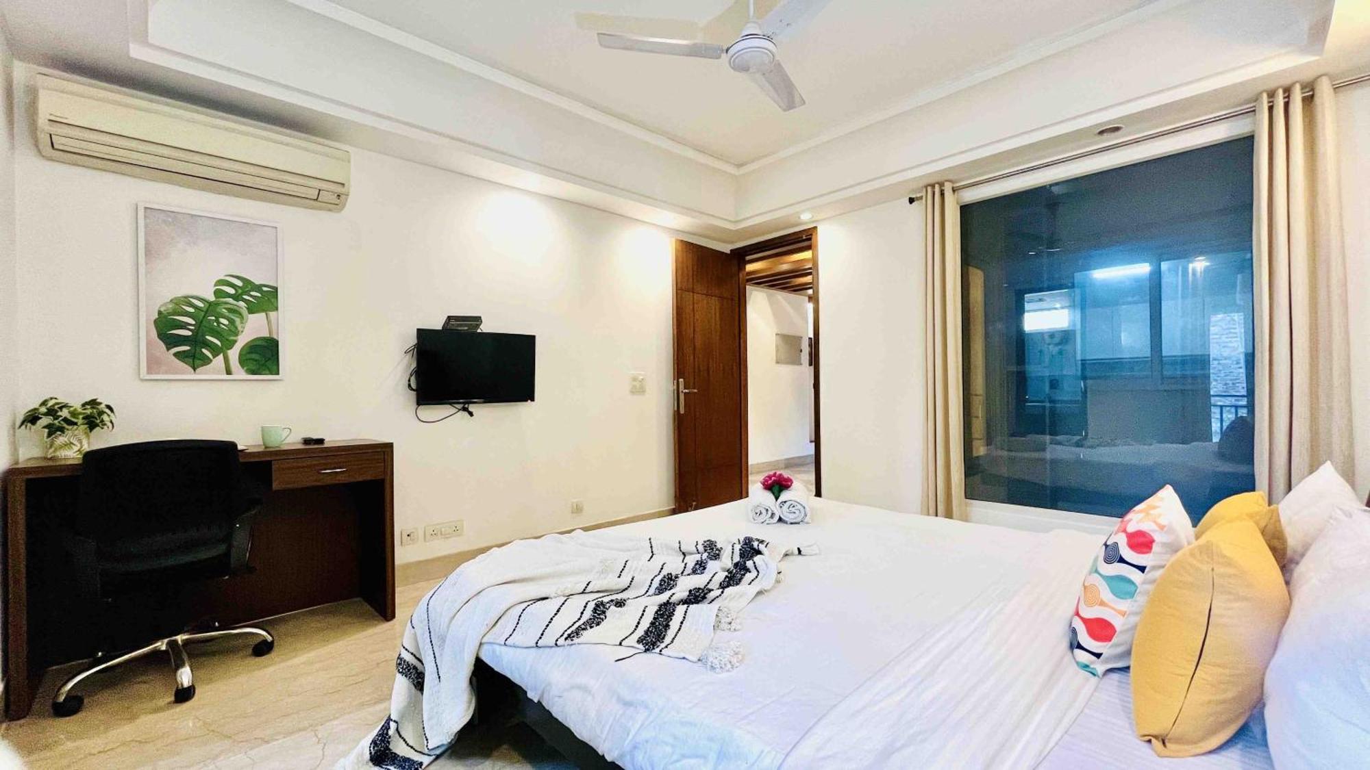 Olive Service Apartments - Greater Kailash Neu-Delhi Zimmer foto