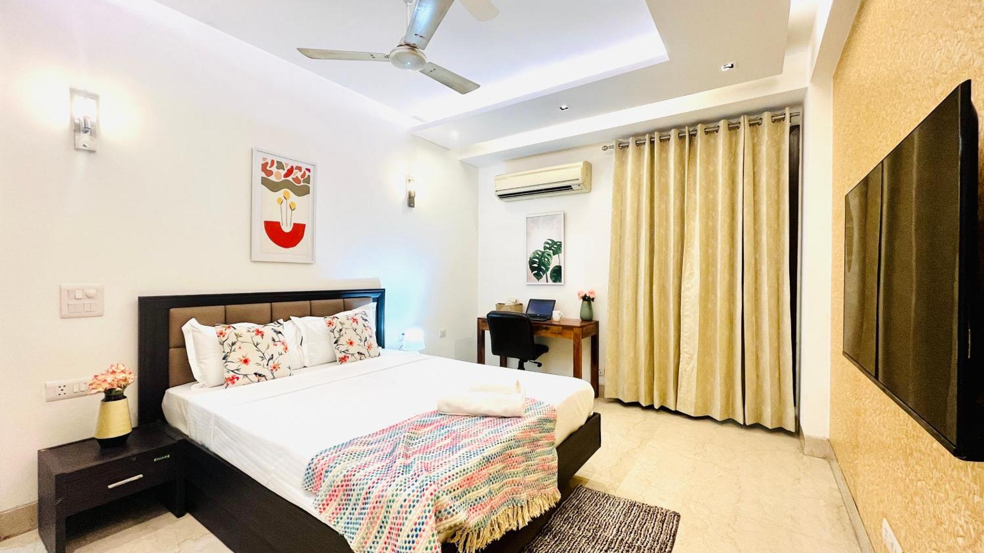 Olive Service Apartments - Greater Kailash Neu-Delhi Zimmer foto